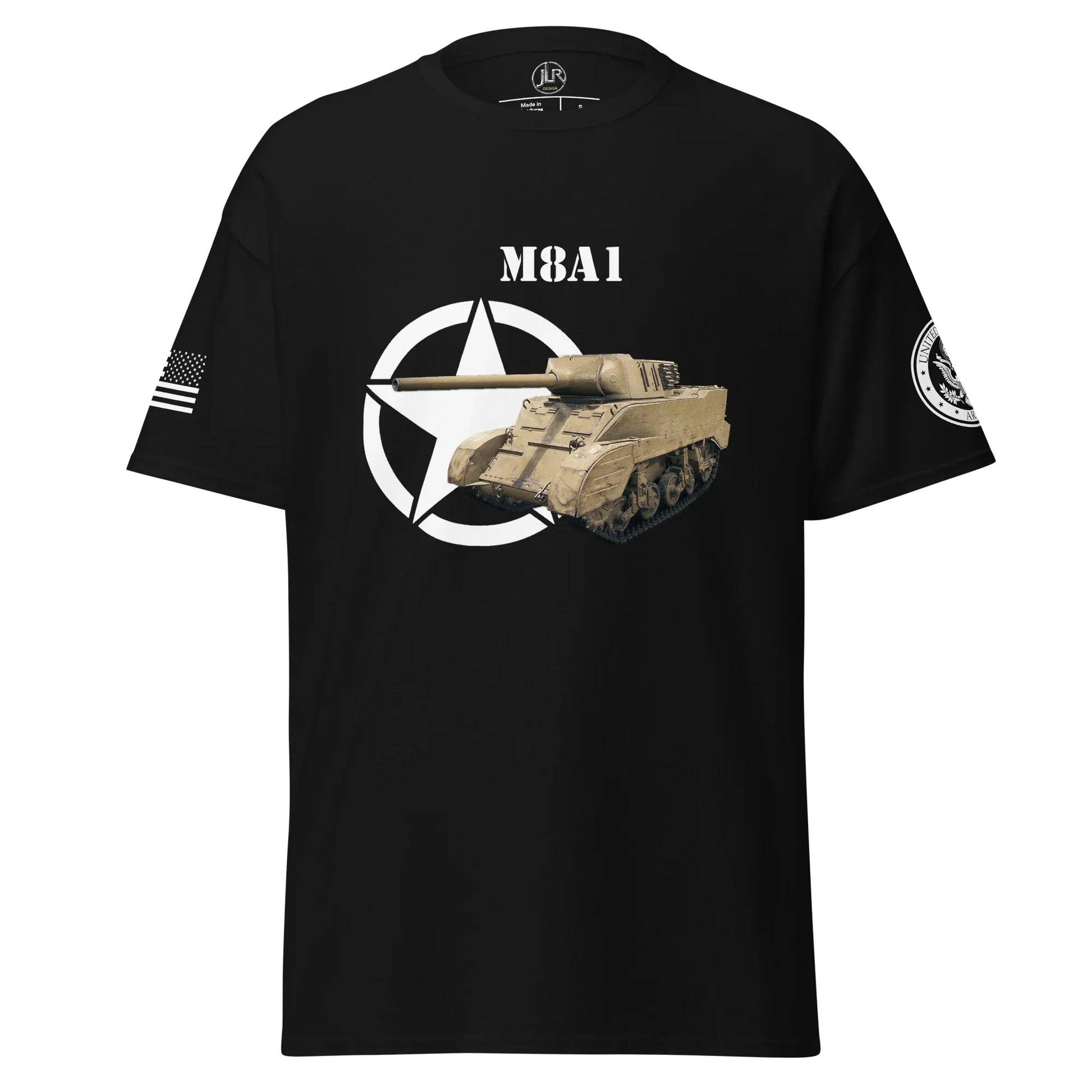 amerikanischer-panzerjager-m8a1-t-shirt-t-shirt-jlr-design-1 - JLR Design