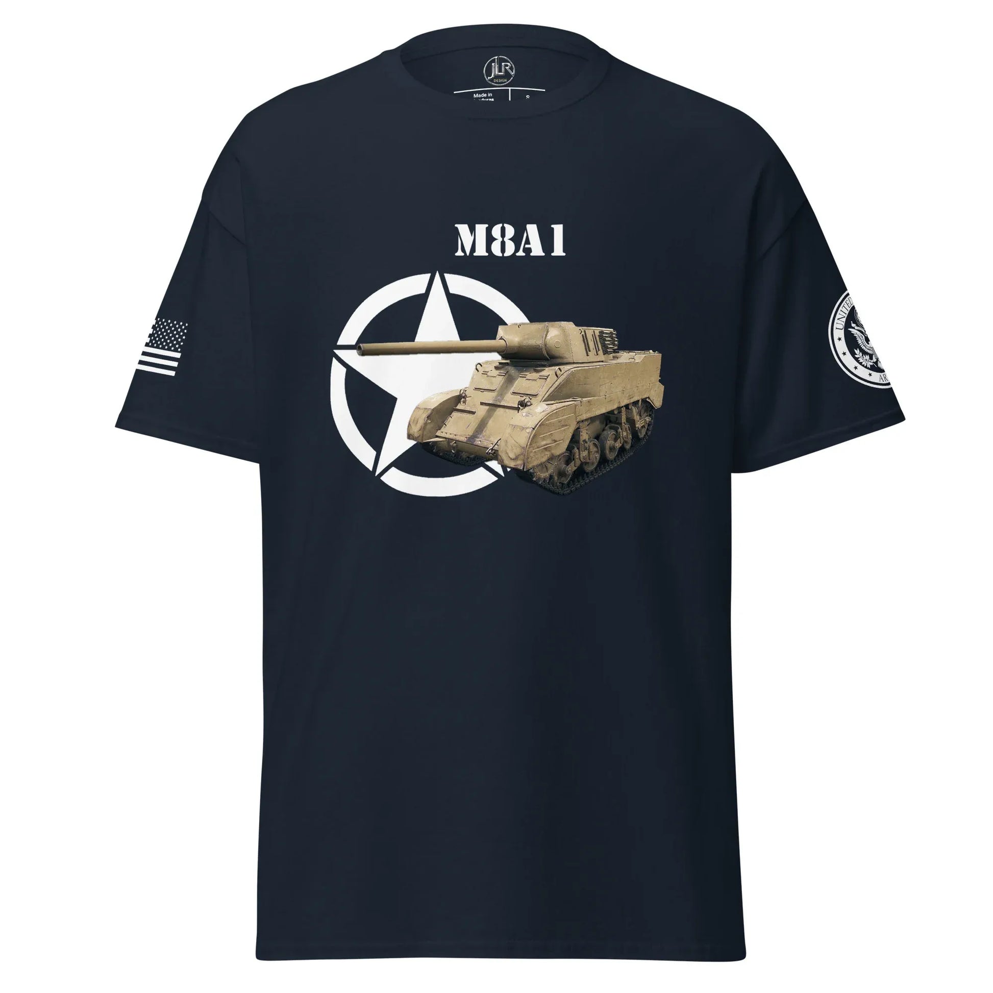 amerikanischer-panzerjager-m8a1-t-shirt-t-shirt-jlr-design-4 - JLR Design