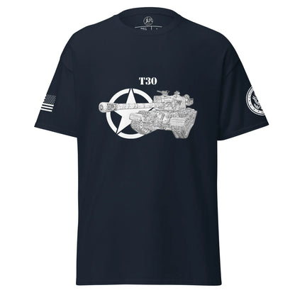 amerikanischer-panzerjager-t30-t-shirt-sw-t-shirt-jlr-design-4 - JLR Design