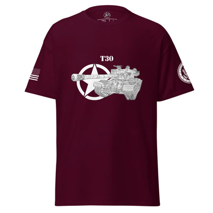 amerikanischer-panzerjager-t30-t-shirt-sw-t-shirt-jlr-design-7 - JLR Design
