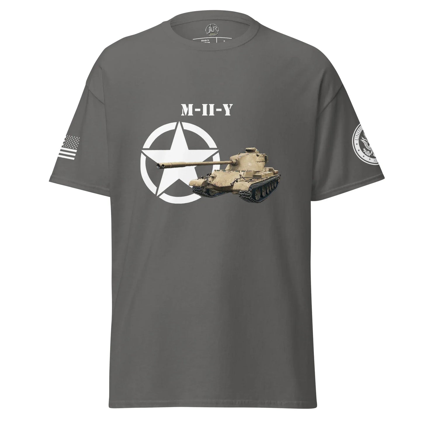 amerikanischer-schwerer-panzer-m-ii-y-t-shirt-t-shirt-jlr-design-10 - JLR Design