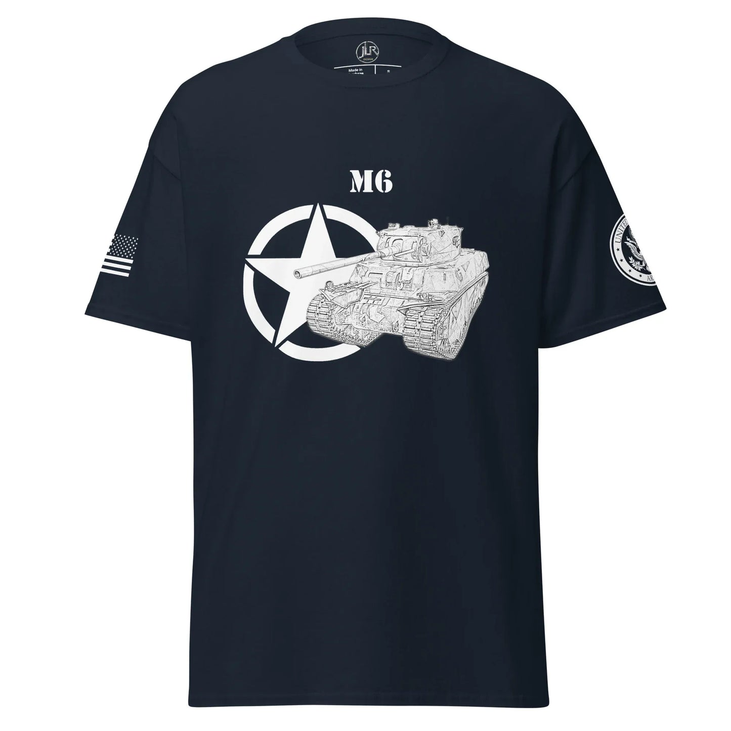 amerikanischer-schwerer-panzer-m6-t-shirt-sw-t-shirt-jlr-design-4 - JLR Design