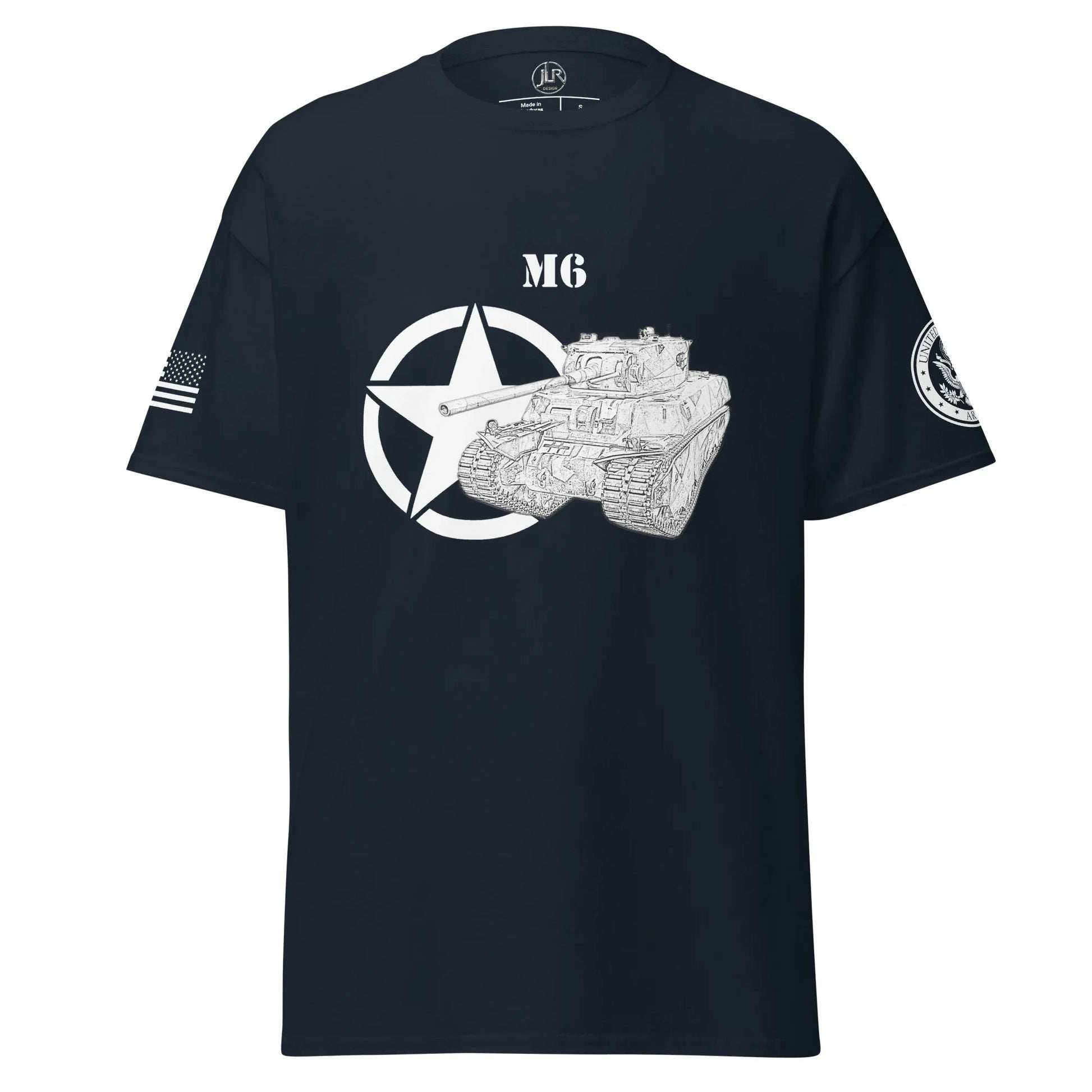 amerikanischer-schwerer-panzer-m6-t-shirt-sw-t-shirt-jlr-design-4 - JLR Design