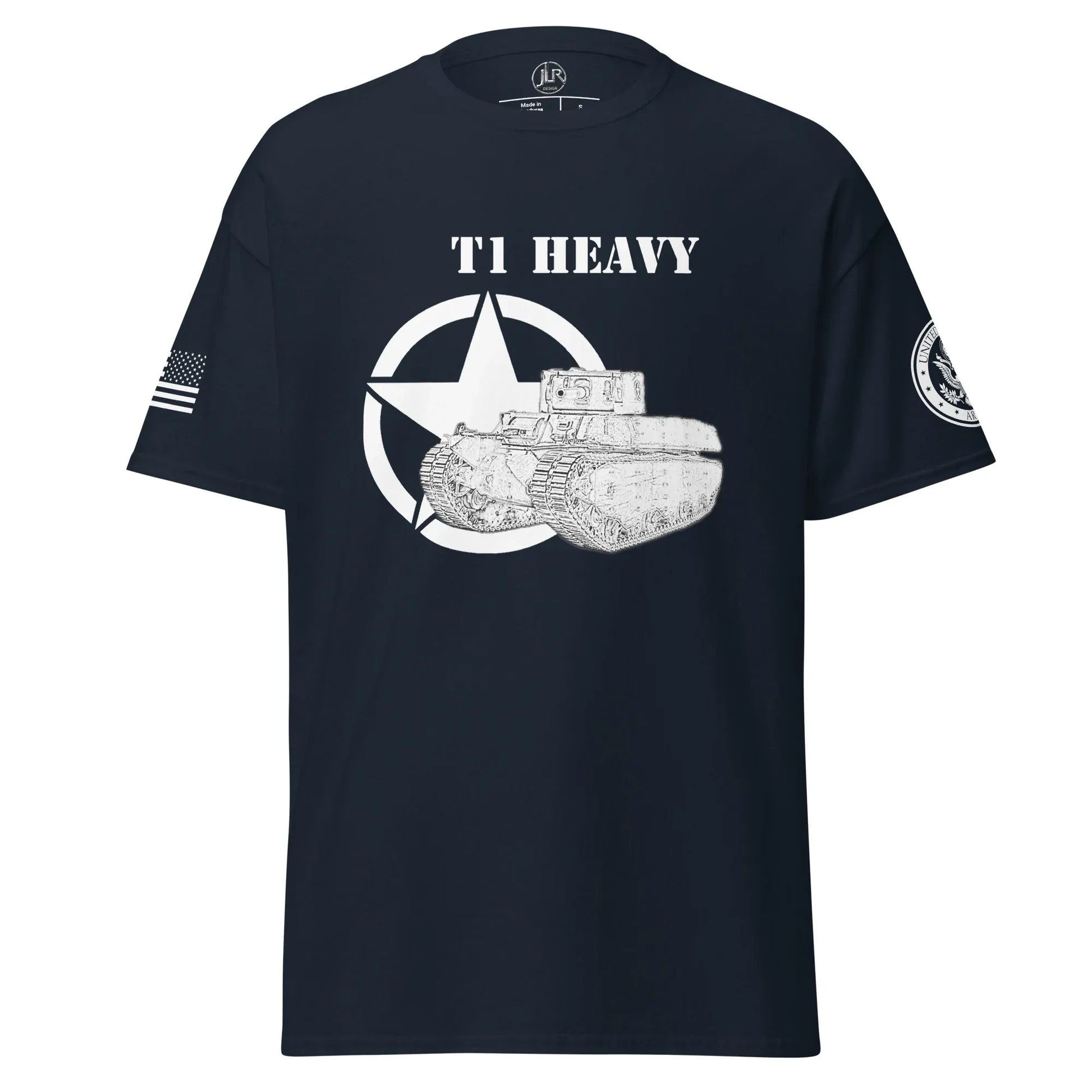 amerikanischer-schwerer-panzer-t1-heavy-t-shirt-sw-t-shirt-jlr-design-4 - JLR Design