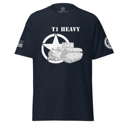 amerikanischer-schwerer-panzer-t1-heavy-t-shirt-sw-t-shirt-jlr-design-4 - JLR Design