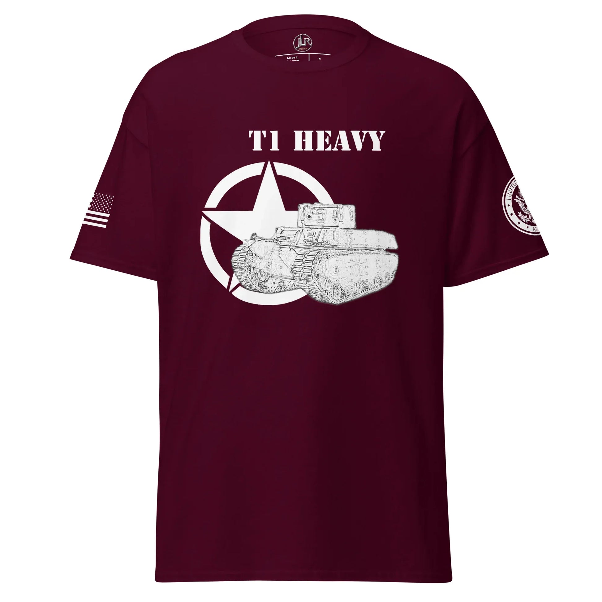 amerikanischer-schwerer-panzer-t1-heavy-t-shirt-sw-t-shirt-jlr-design-7 - JLR Design