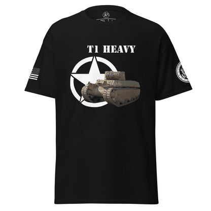 amerikanischer-schwerer-panzer-t1-heavy-t-shirt-t-shirt-jlr-design-1 - JLR Design