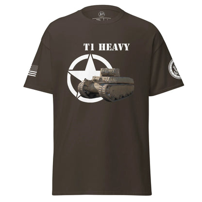 amerikanischer-schwerer-panzer-t1-heavy-t-shirt-t-shirt-jlr-design-13 - JLR Design