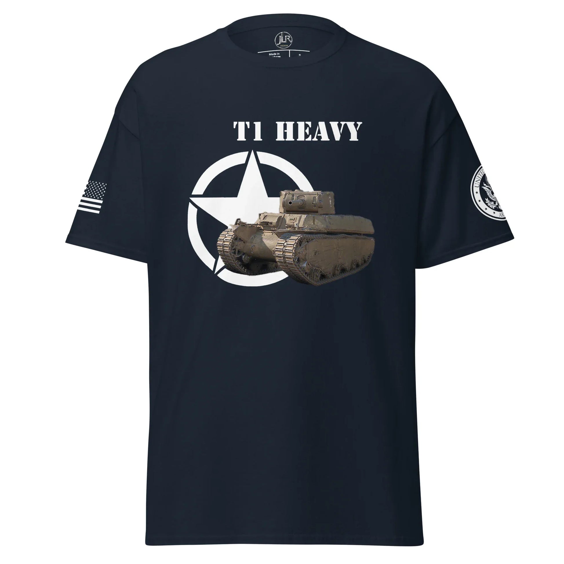 amerikanischer-schwerer-panzer-t1-heavy-t-shirt-t-shirt-jlr-design-4 - JLR Design