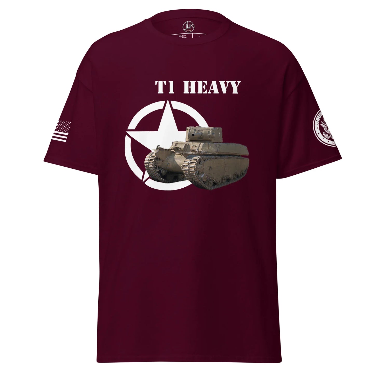 amerikanischer-schwerer-panzer-t1-heavy-t-shirt-t-shirt-jlr-design-7 - JLR Design