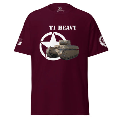 amerikanischer-schwerer-panzer-t1-heavy-t-shirt-t-shirt-jlr-design-7 - JLR Design