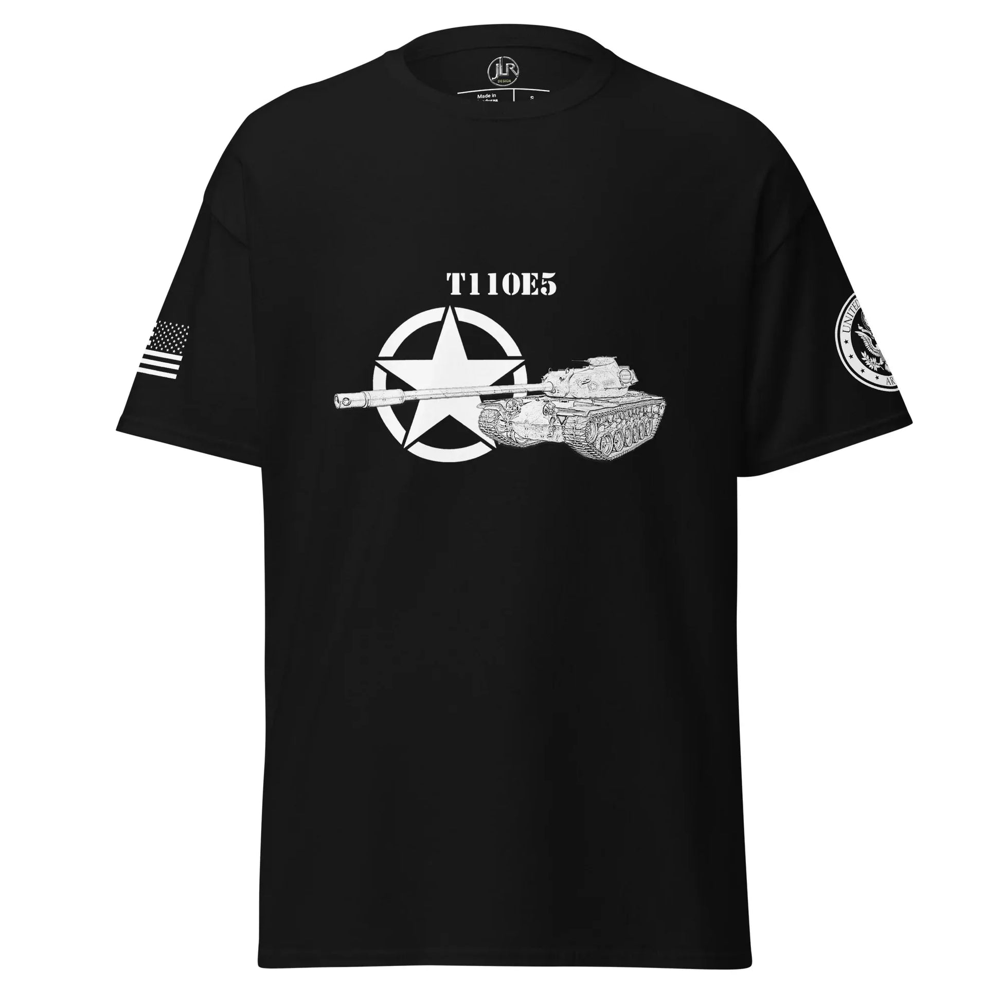 amerikanischer-schwerer-panzer-t110e5-t-shirt-sw-t-shirt-jlr-design-1 - JLR Design