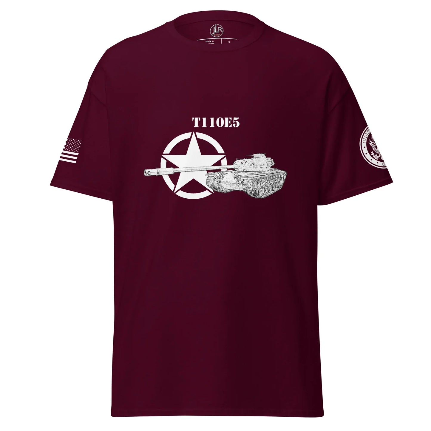 amerikanischer-schwerer-panzer-t110e5-t-shirt-sw-t-shirt-jlr-design-7 - JLR Design