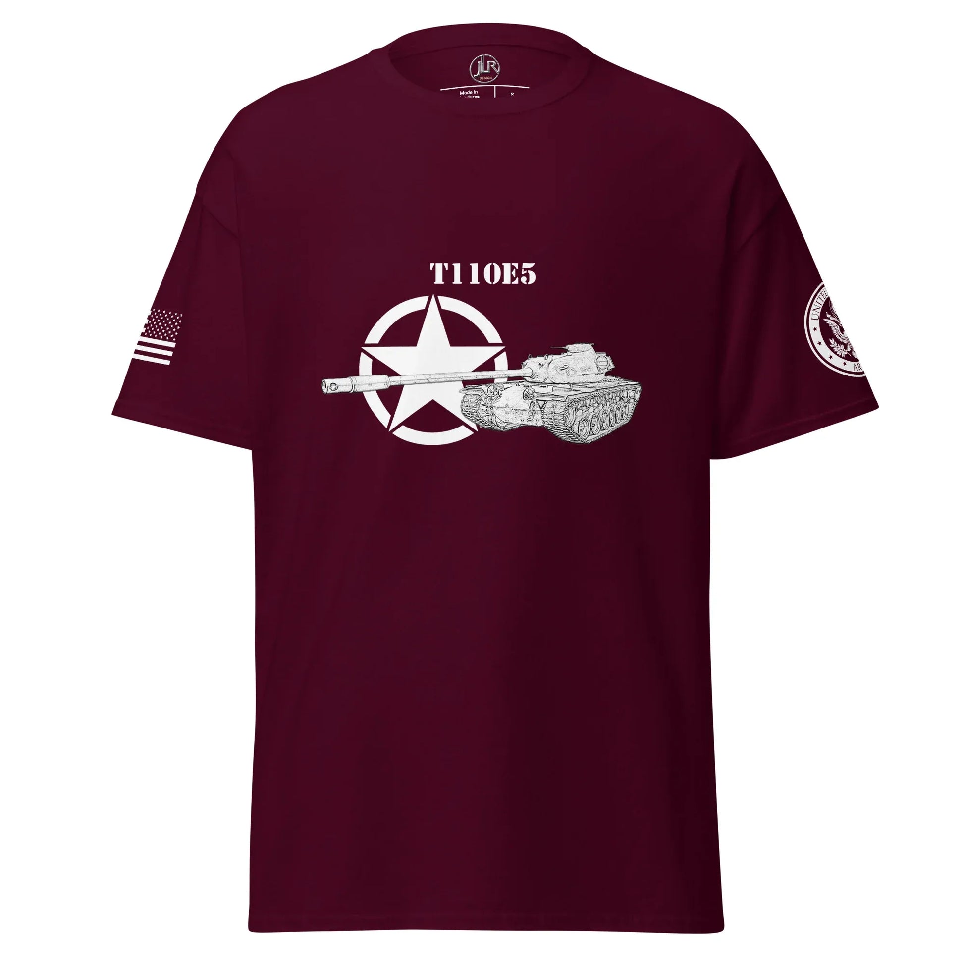 amerikanischer-schwerer-panzer-t110e5-t-shirt-sw-t-shirt-jlr-design-7 - JLR Design