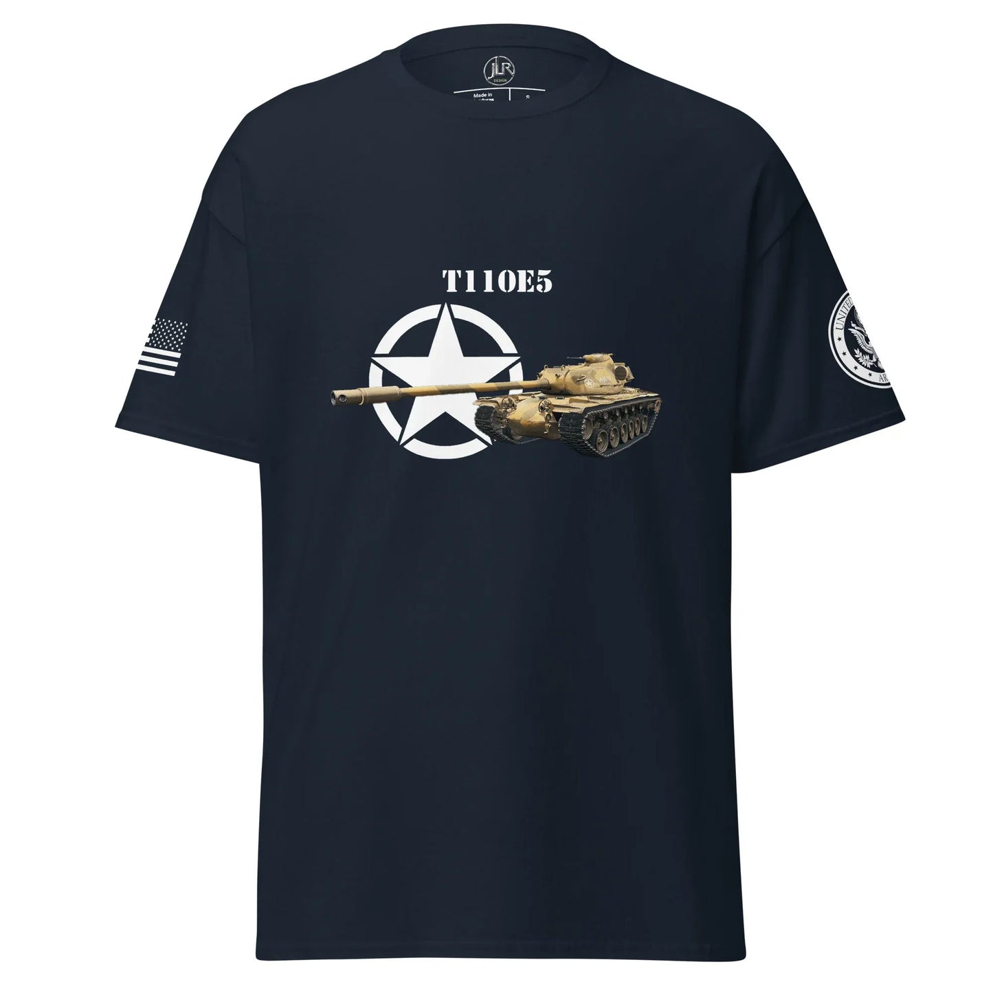 amerikanischer-schwerer-panzer-t110e5-t-shirt-t-shirt-jlr-design-4 - JLR Design