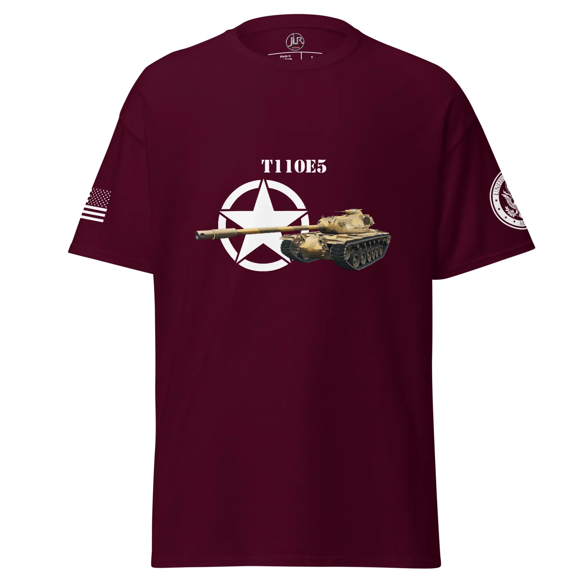 amerikanischer-schwerer-panzer-t110e5-t-shirt-t-shirt-jlr-design-7 - JLR Design