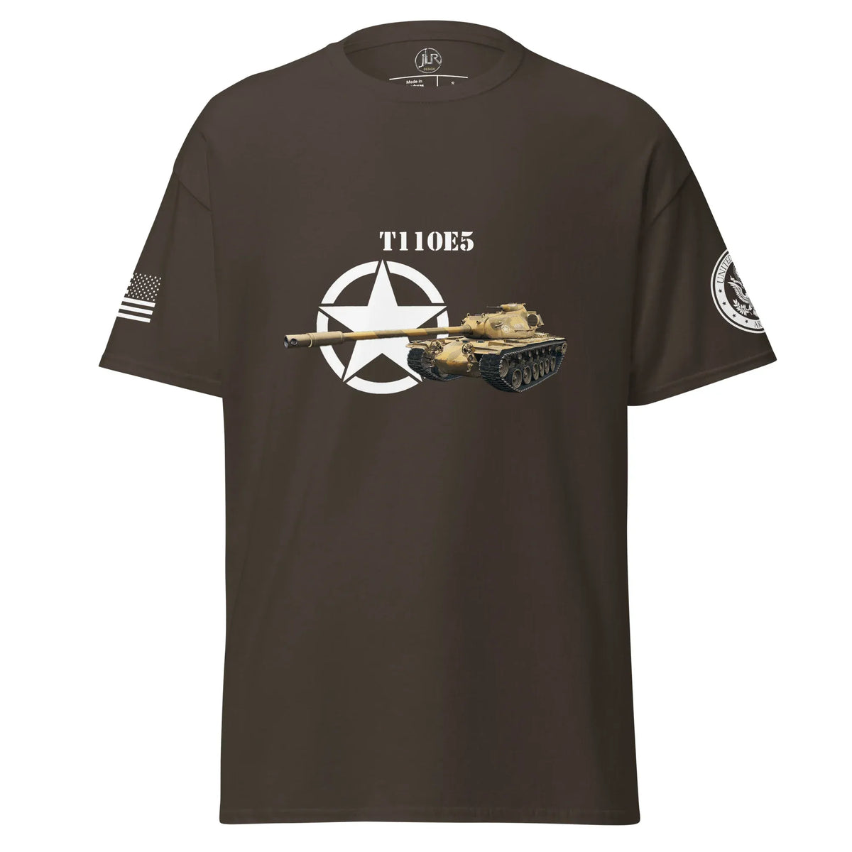 amerikanischer-schwerer-panzer-t110e5-t-shirt-t-shirt-jlr-design-jlr-design-de-13 - JLR Design