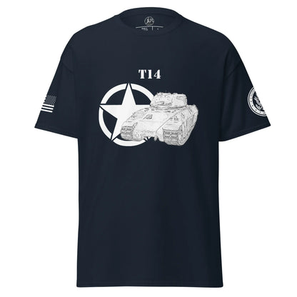 amerikanischer-schwerer-panzer-t14-t-shirt-sw-t-shirt-jlr-design-4 - JLR Design