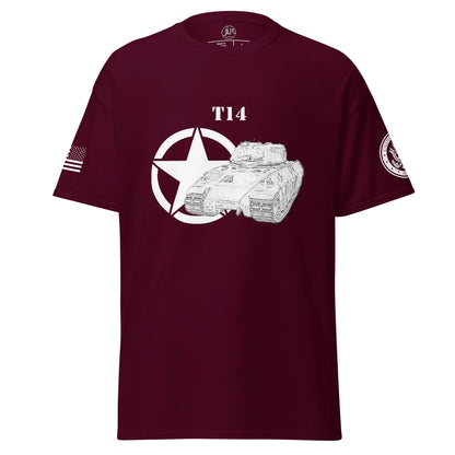 amerikanischer-schwerer-panzer-t14-t-shirt-sw-t-shirt-jlr-design-7 - JLR Design
