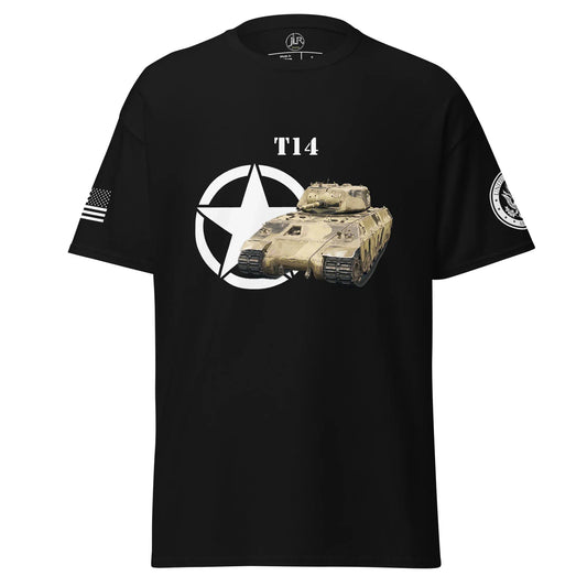 amerikanischer-schwerer-panzer-t14-t-shirt-t-shirt-jlr-design-1 - JLR Design