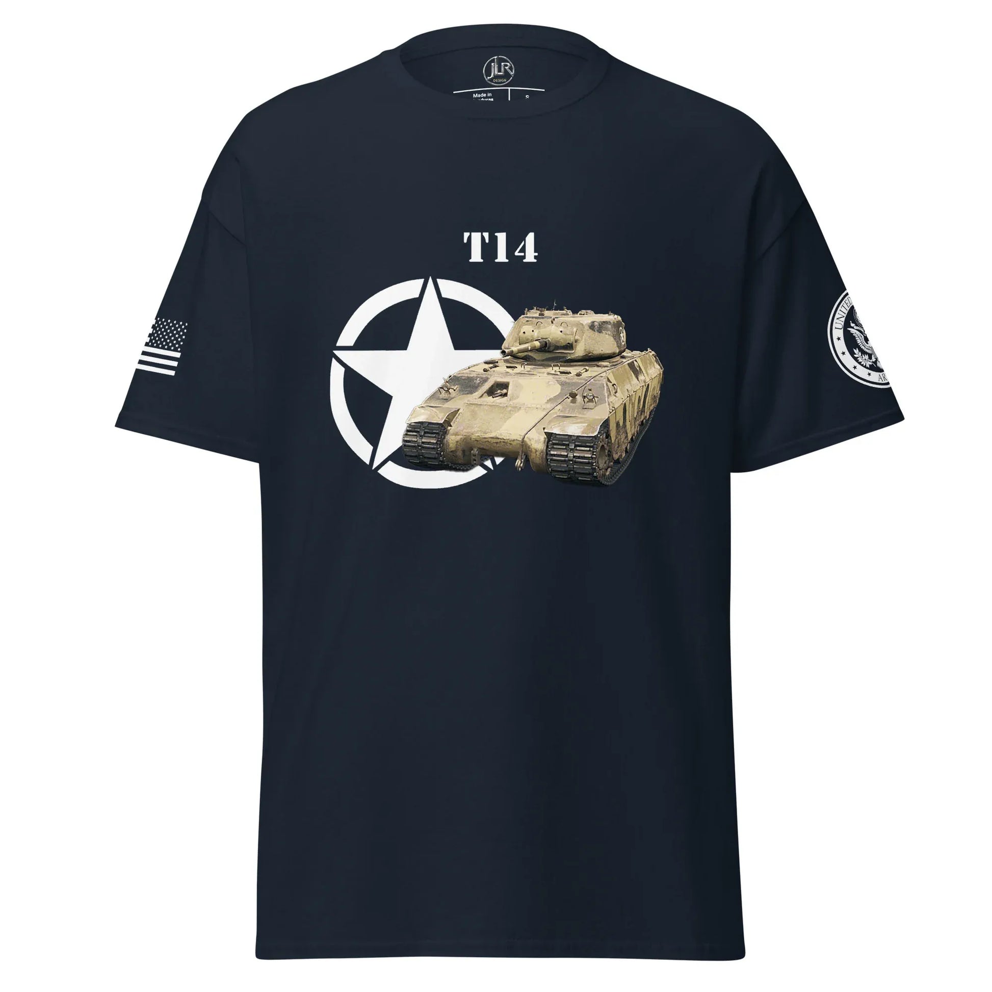 amerikanischer-schwerer-panzer-t14-t-shirt-t-shirt-jlr-design-4 - JLR Design