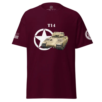 amerikanischer-schwerer-panzer-t14-t-shirt-t-shirt-jlr-design-7 - JLR Design