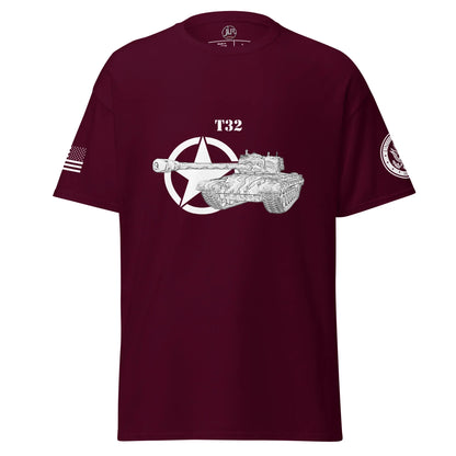 amerikanischer-schwerer-panzer-t32-t-shirt-sw-t-shirt-jlr-design-7 - JLR Design