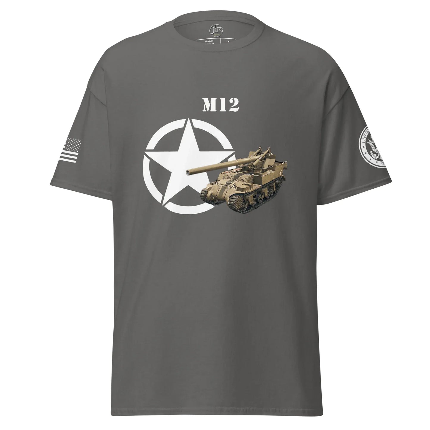 amerikanisches-artilleriefahrzeug-m12-t-shirt-t-shirt-jlr-design-10 - JLR Design