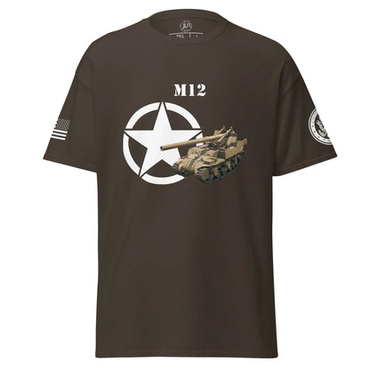 amerikanisches-artilleriefahrzeug-m12-t-shirt-t-shirt-jlr-design-13 - JLR Design