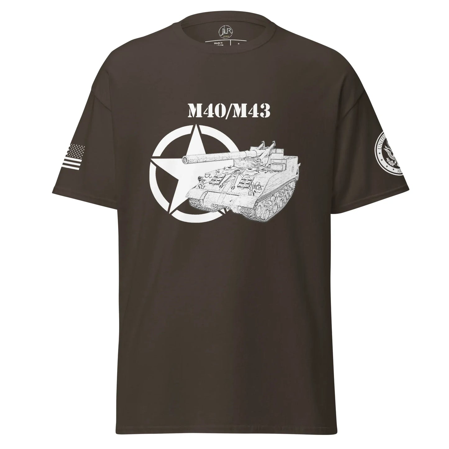 amerikanisches-artilleriefahrzeug-m40m43-t-shirt-sw-t-shirt-jlr-design-13 - JLR Design