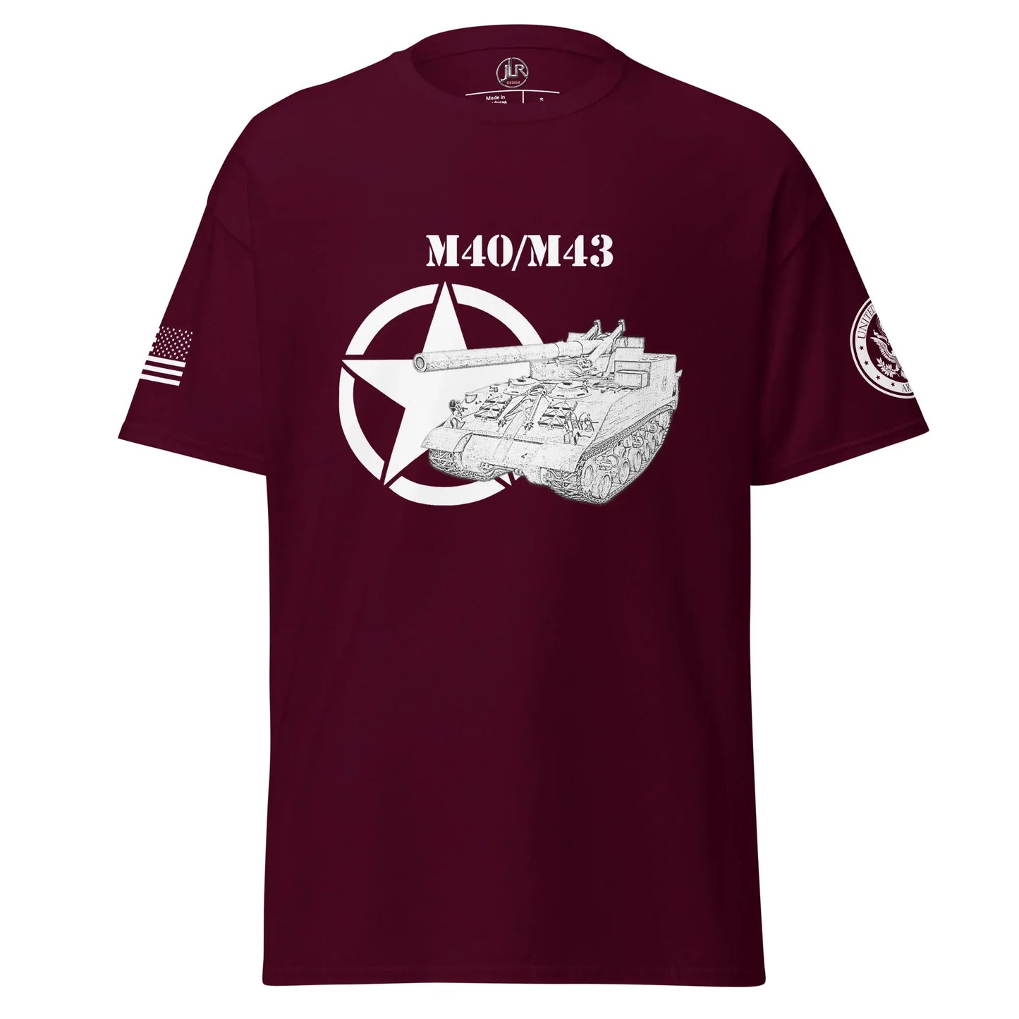amerikanisches-artilleriefahrzeug-m40m43-t-shirt-sw-t-shirt-jlr-design-7 - JLR Design