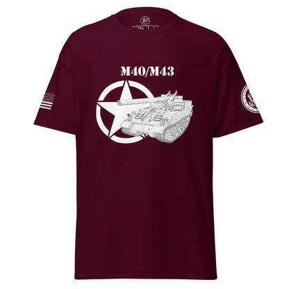 amerikanisches-artilleriefahrzeug-m40m43-t-shirt-sw-t-shirt-jlr-design-7 - JLR Design