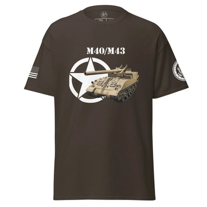 amerikanisches-artilleriefahrzeug-m40m43-t-shirt-t-shirt-jlr-design-13 - JLR Design