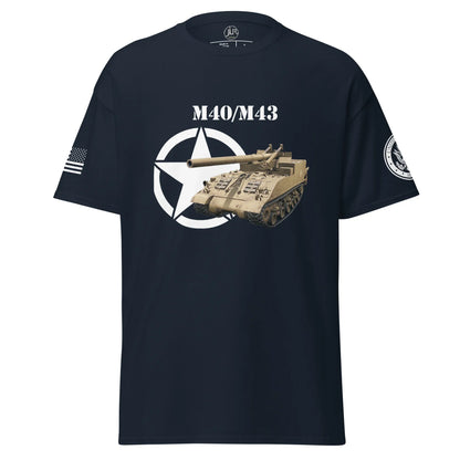 amerikanisches-artilleriefahrzeug-m40m43-t-shirt-t-shirt-jlr-design-4 - JLR Design