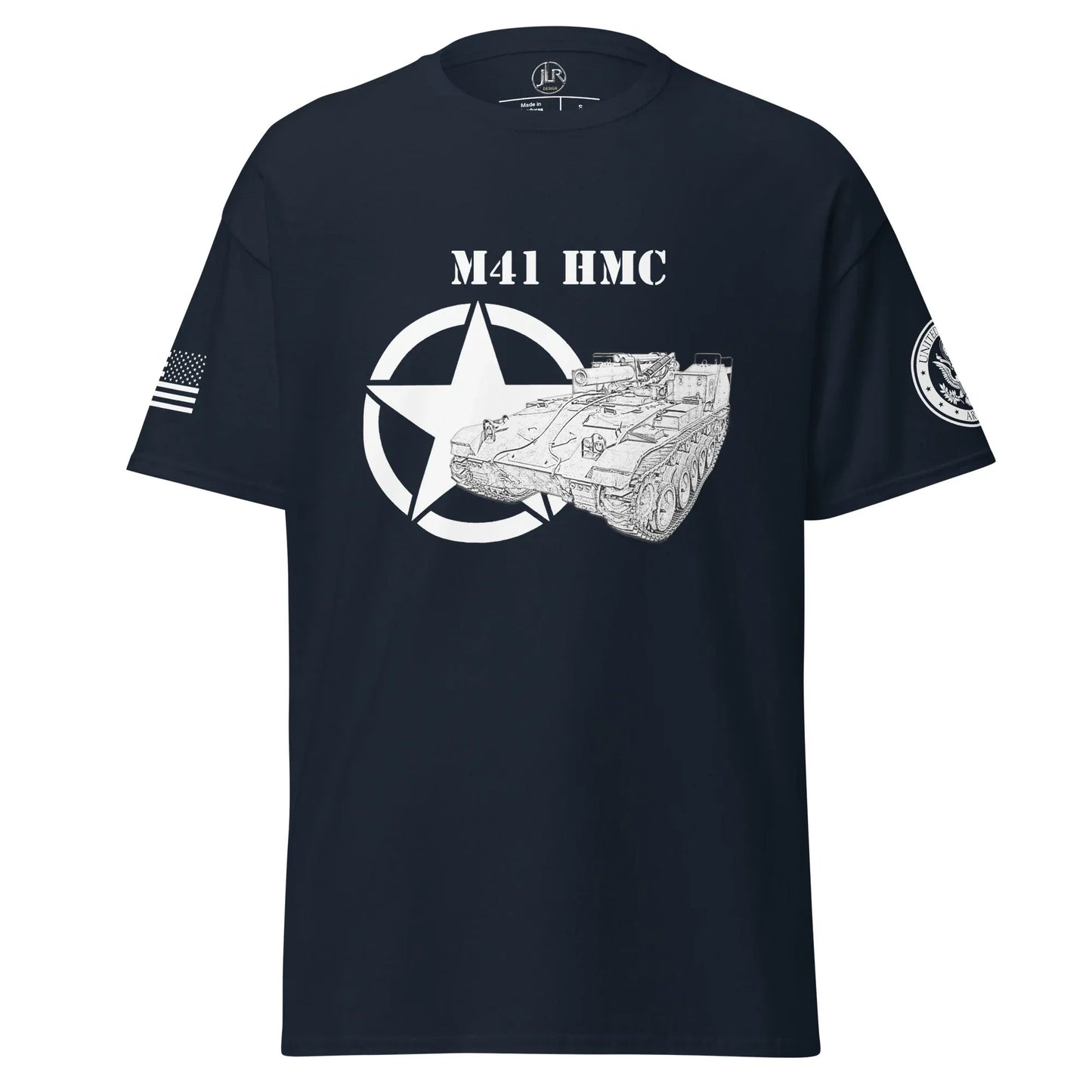 amerikanisches-artilleriefahrzeug-m41-hmc-t-shirt-sw-t-shirt-jlr-design-4 - JLR Design