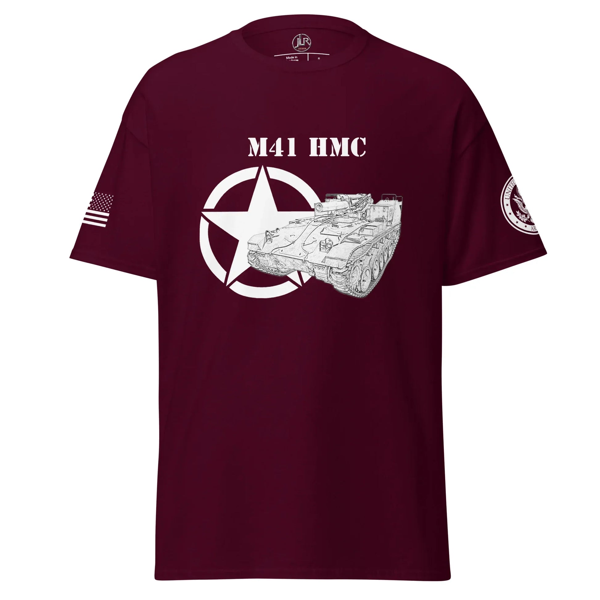 amerikanisches-artilleriefahrzeug-m41-hmc-t-shirt-sw-t-shirt-jlr-design-7 - JLR Design