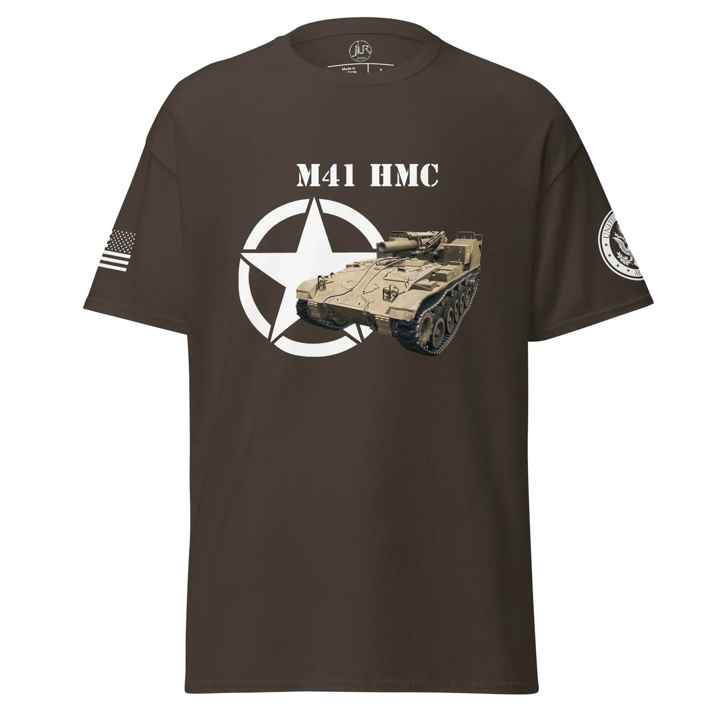 amerikanisches-artilleriefahrzeug-m41-hmc-t-shirt-t-shirt-jlr-design-13 - JLR Design