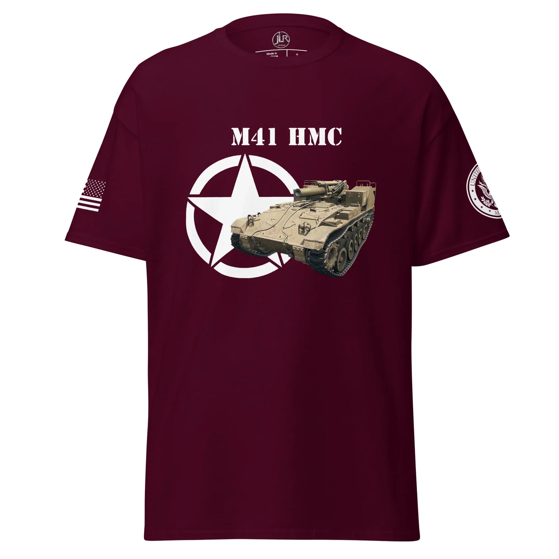 amerikanisches-artilleriefahrzeug-m41-hmc-t-shirt-t-shirt-jlr-design-7 - JLR Design