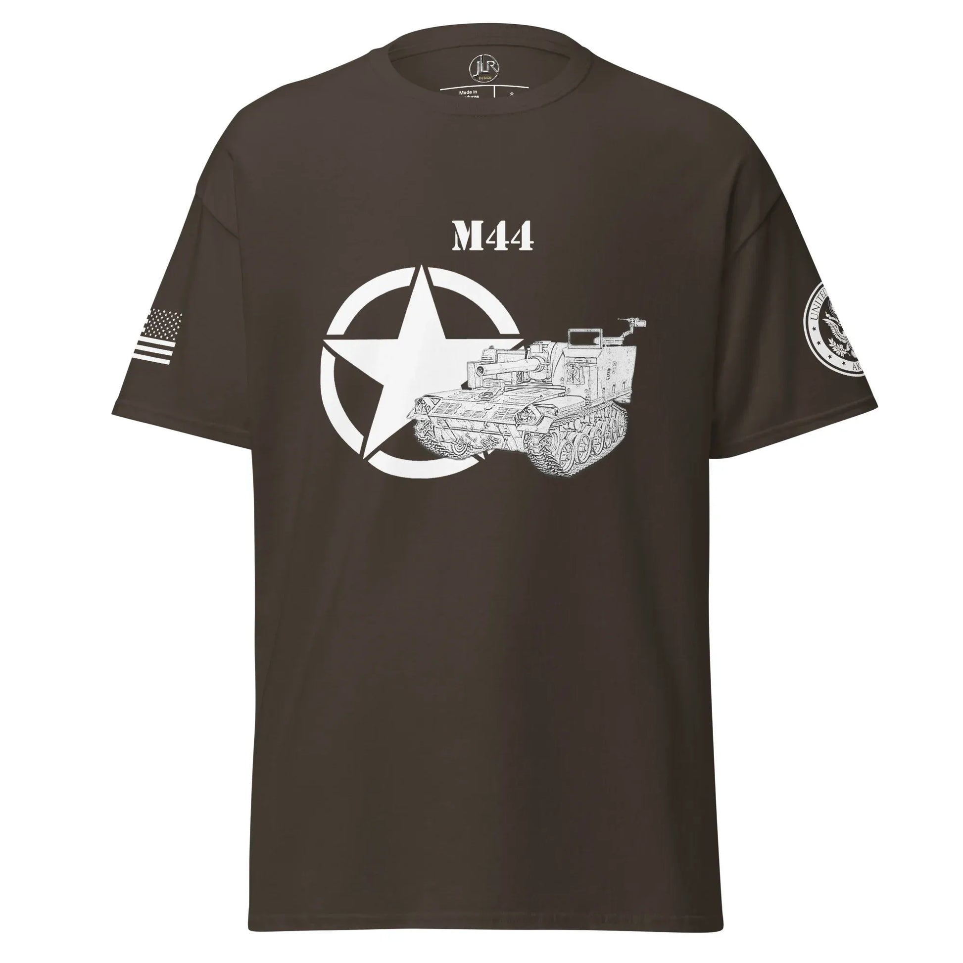 amerikanisches-artilleriefahrzeug-m44-t-shirt-sw-t-shirt-jlr-design-13 - JLR Design