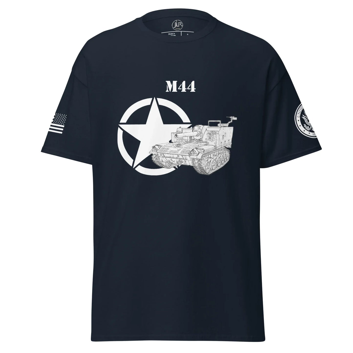 amerikanisches-artilleriefahrzeug-m44-t-shirt-sw-t-shirt-jlr-design-4 - JLR Design