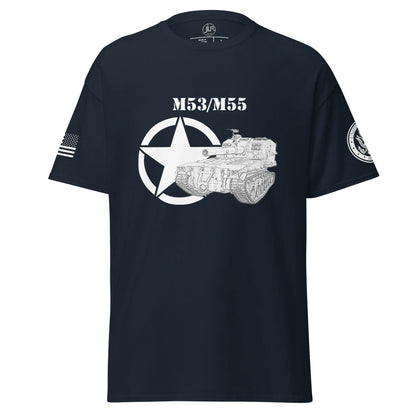 amerikanisches-artilleriefahrzeug-m53m55-t-shirt-sw-t-shirt-jlr-design-4 - JLR Design