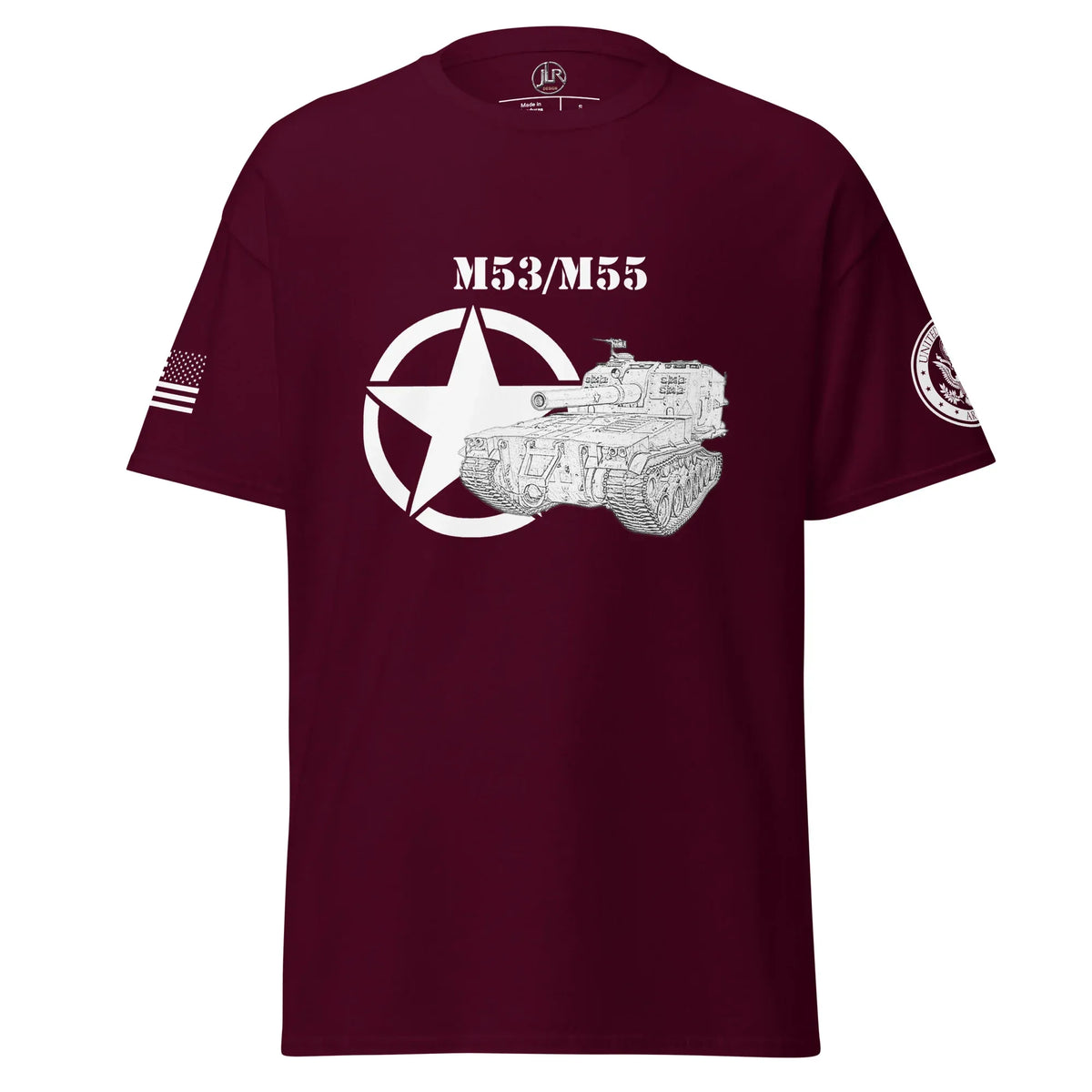 amerikanisches-artilleriefahrzeug-m53m55-t-shirt-sw-t-shirt-jlr-design-jlr-design-de-7 - JLR Design