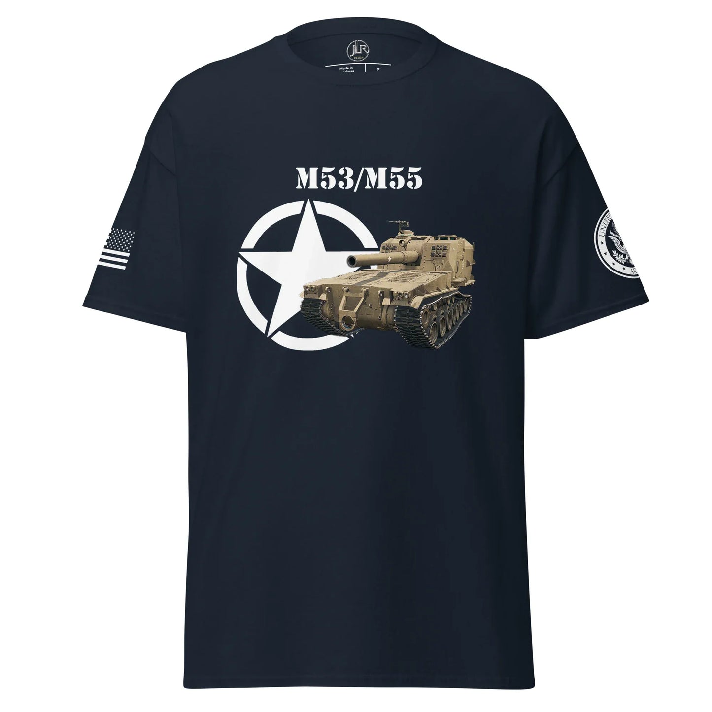 amerikanisches-artilleriefahrzeug-m53m55-t-shirt-t-shirt-jlr-design-4 - JLR Design