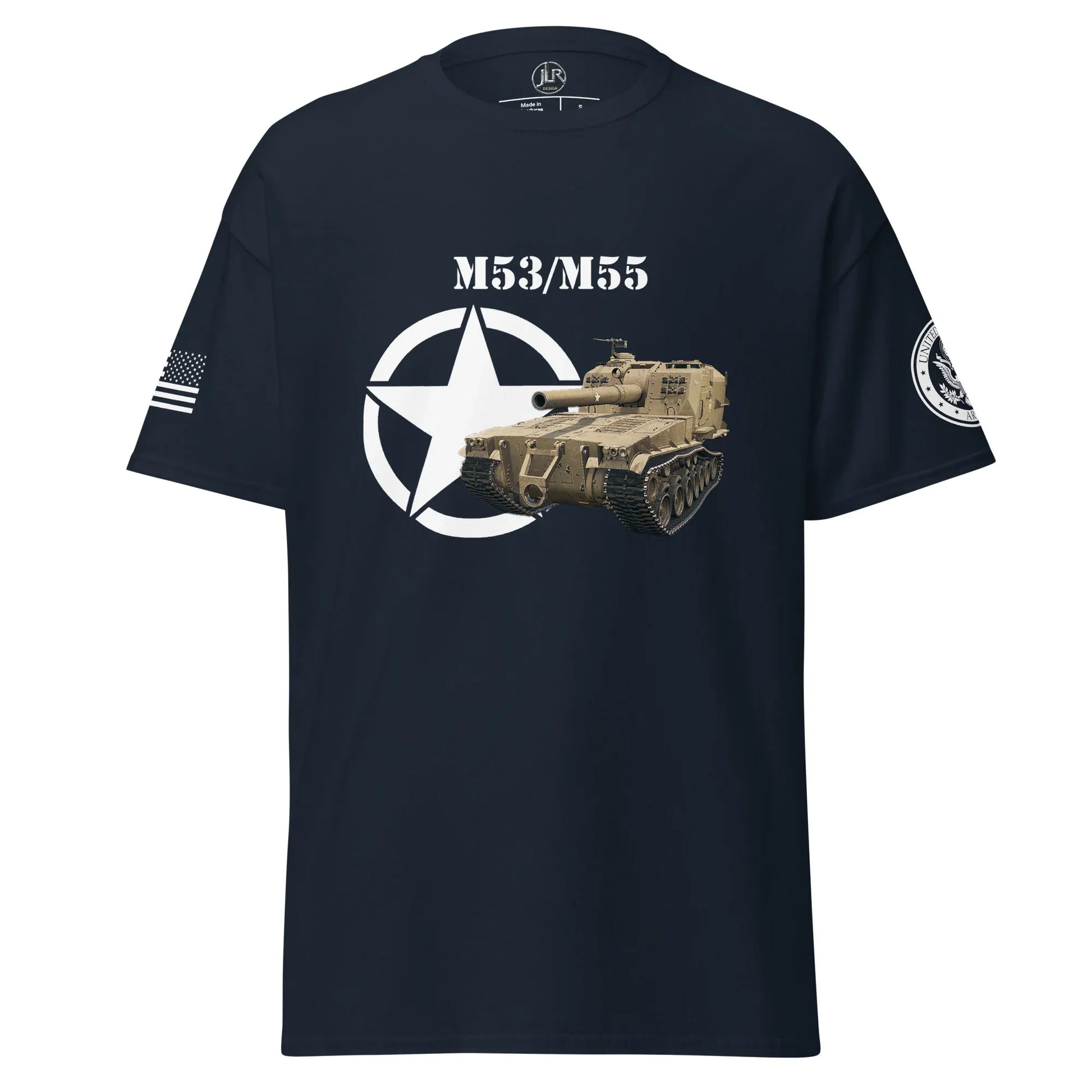 amerikanisches-artilleriefahrzeug-m53m55-t-shirt-t-shirt-jlr-design-4 - JLR Design