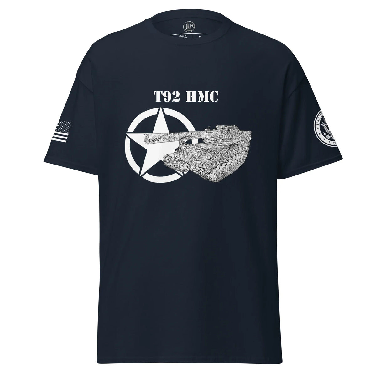 amerikanisches-artilleriefahrzeug-t92-hmc-t-shirt-sw-t-shirt-jlr-design-jlr-design-de-4 - JLR Design