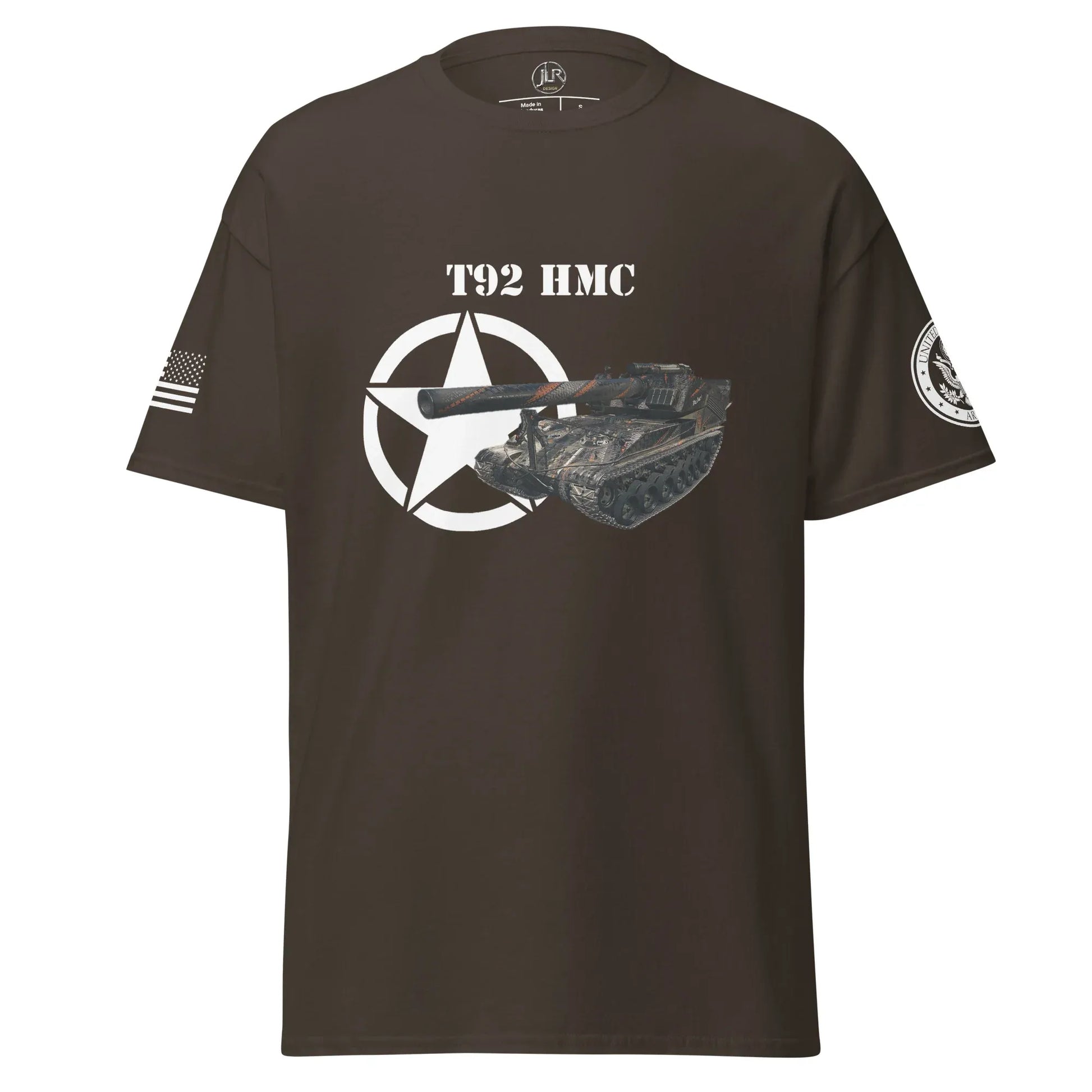 amerikanisches-artilleriefahrzeug-t92-hmc-t-shirt-t-shirt-jlr-design-13 - JLR Design