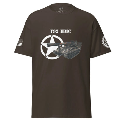 amerikanisches-artilleriefahrzeug-t92-hmc-t-shirt-t-shirt-jlr-design-13 - JLR Design