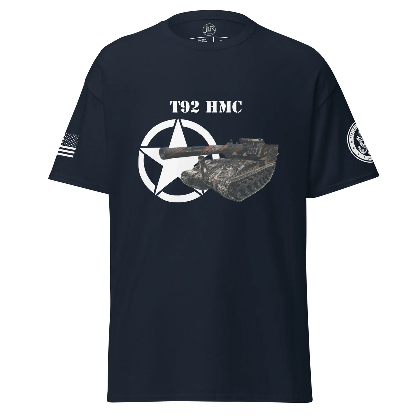 amerikanisches-artilleriefahrzeug-t92-hmc-t-shirt-t-shirt-jlr-design-4 - JLR Design