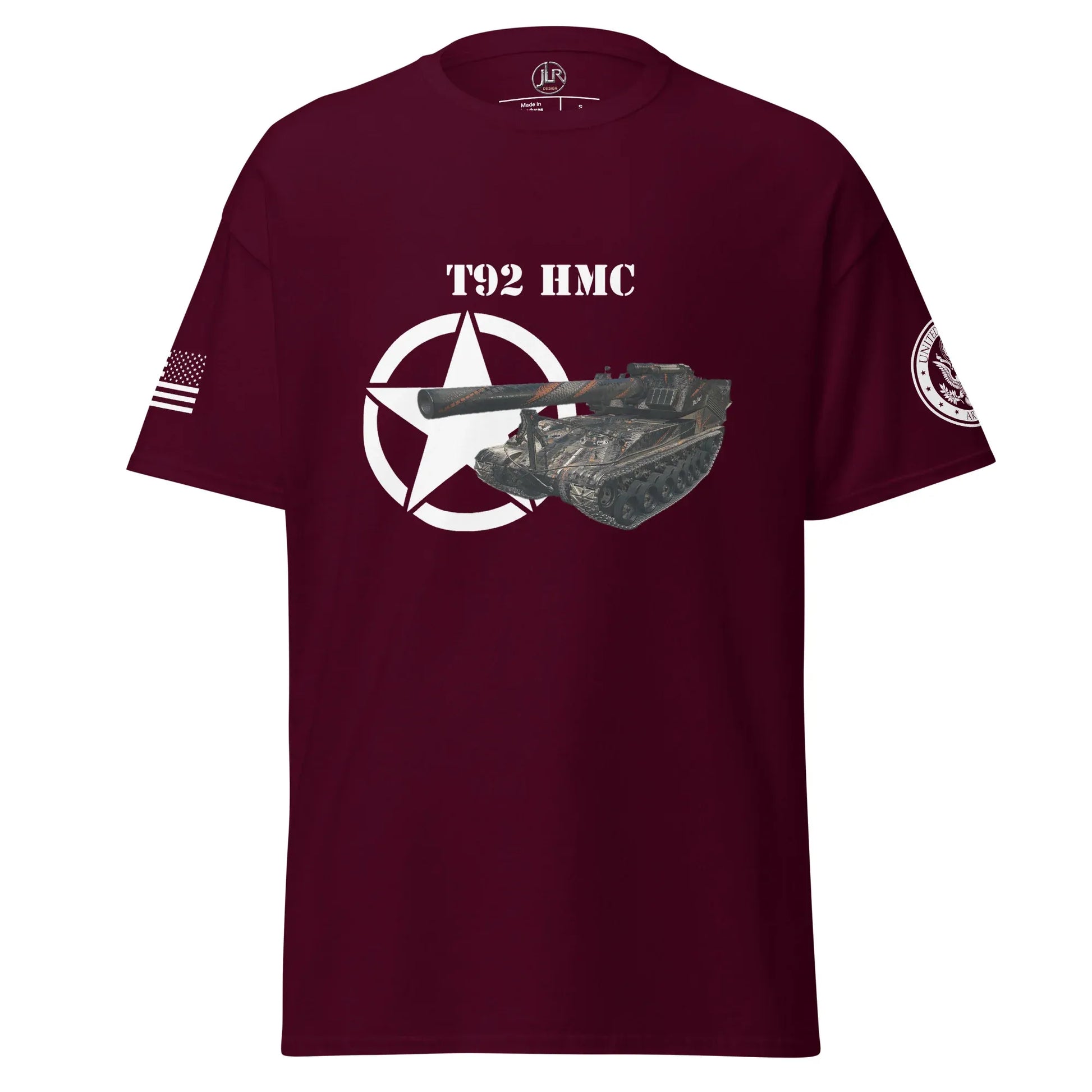 amerikanisches-artilleriefahrzeug-t92-hmc-t-shirt-t-shirt-jlr-design-7 - JLR Design