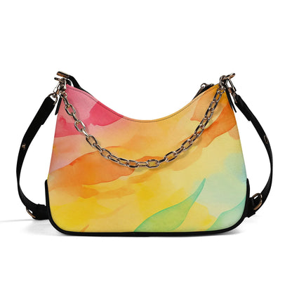 aquarell-regenbogen-elegante-umhangetasche-mit-kette-umhangetasche-jlr-design-1 - JLR Design